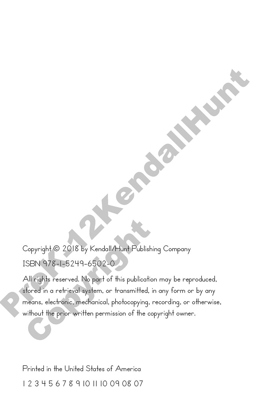 Writer’s Handbook copyright page